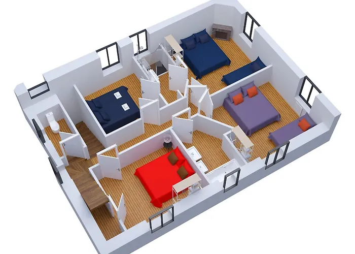 Prázdninový dům Jolie M'home, Le Puy Du Fou, 15 Pers, 7 Ch, 5 Sde, 5 Wc *